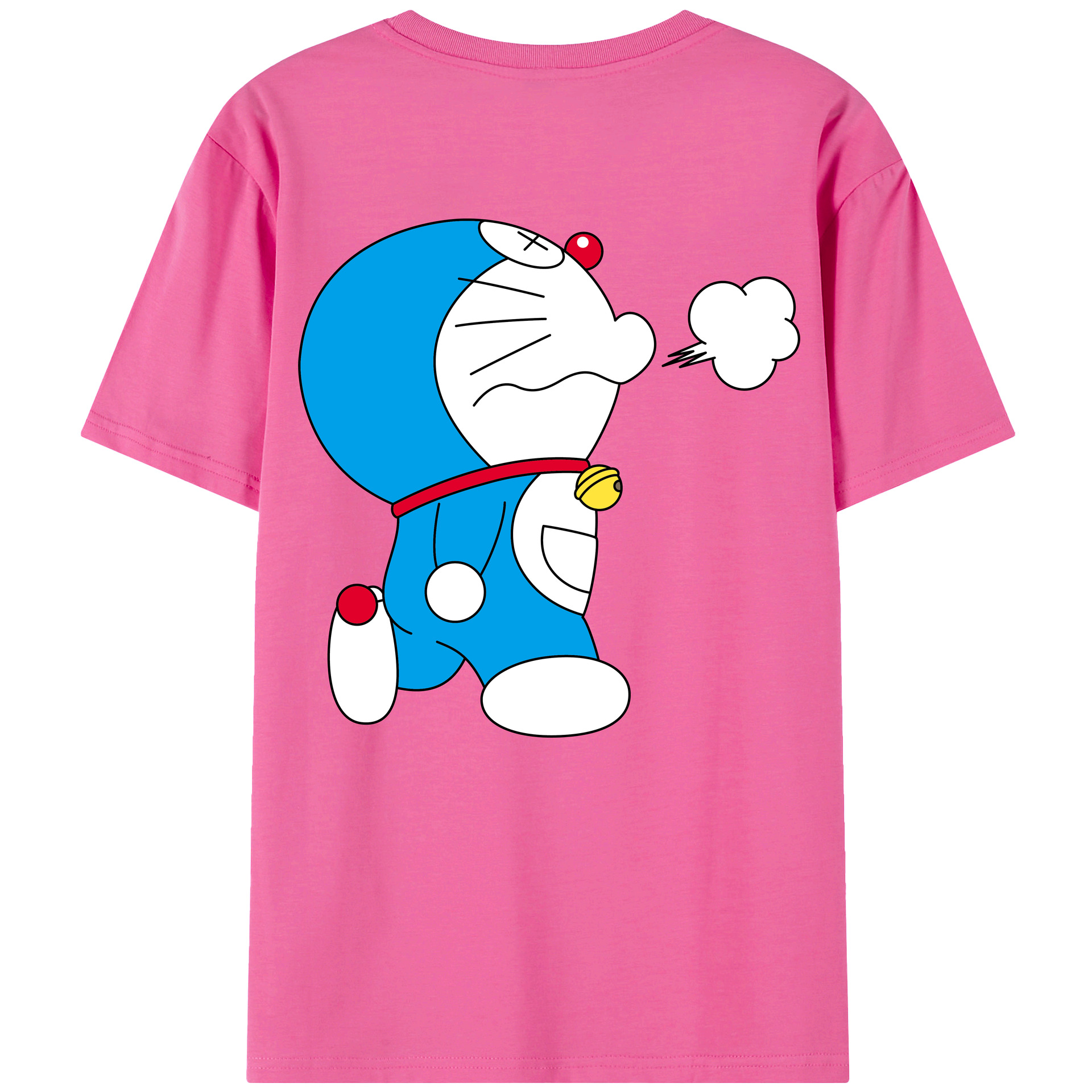 （画像用） ドラえもん Doraemon レディース半袖Tシャツ(バックプリント)